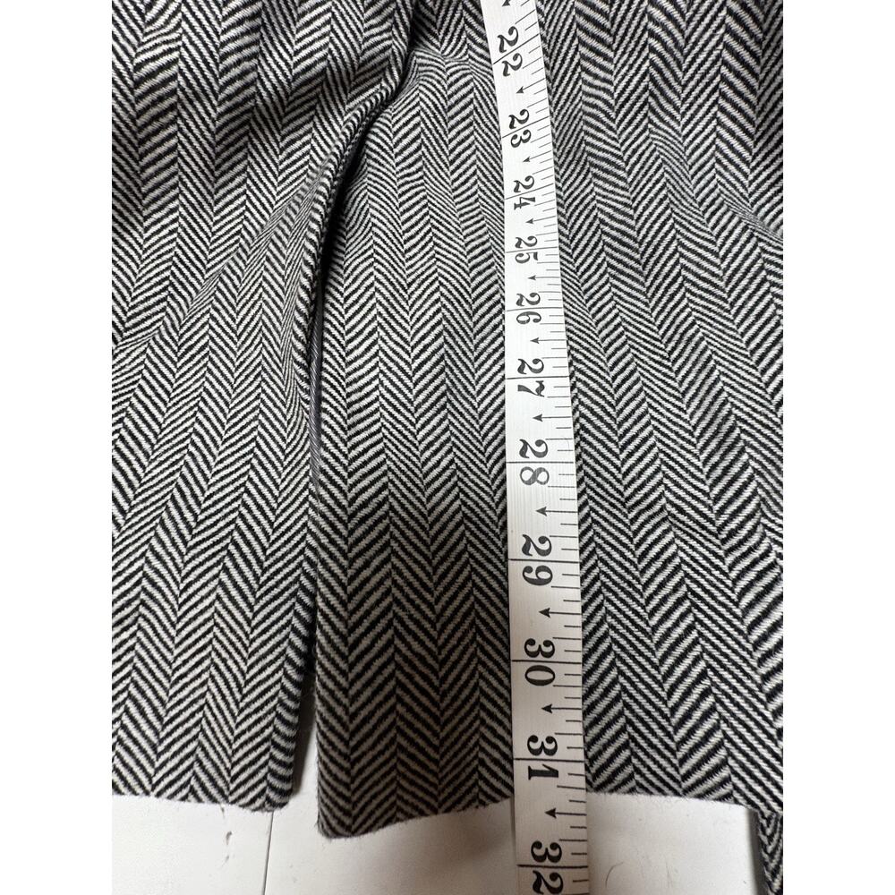 Banana Republic Olivia Palermo Herringbone Cape Jacket XS Petite Belted Wool - Picture 9 of 9